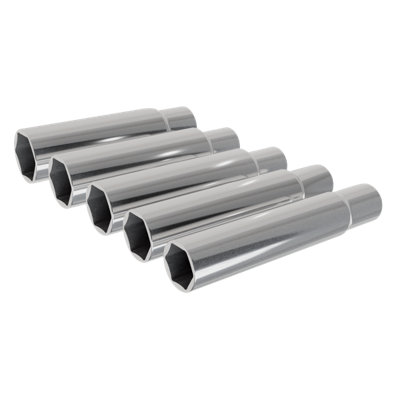 Sealey Extra-Deep Socket Set 15 16 17 18 19mm 5 Pieces 3/8