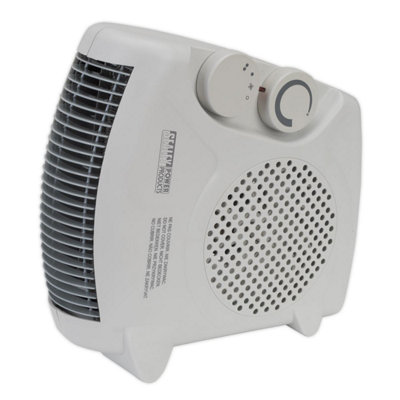 Sealey Fan Heater 2000W/230V 2 Heat Settings & Thermostat FH2010
