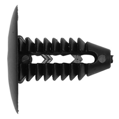 Sealey Fir Tree Clip Diameter 19mm x 18mm Universal Black - Pack of 20 Pieces TCFT2018U