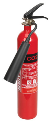 Sealey Fire Extinguisher 2kg Carbon Dioxide SCDE02