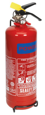 Sealey Fire Extinguisher 2kg Dry Powder SDPE02