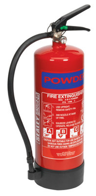 Sealey Fire Extinguisher 6kg Dry Powder SDPE06