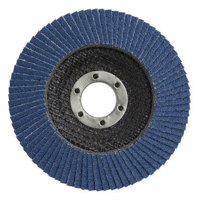 Sealey Flap Disc Zirconium 115mm 22mm Bore 60 Grit Abrasive Flaps FD11560 - 5