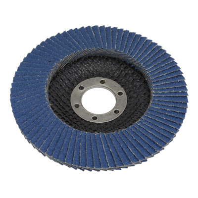 Sealey Flap Disc Zirconium 115mm 22mm Bore 60 Grit Abrasive Flaps FD11560 - 6