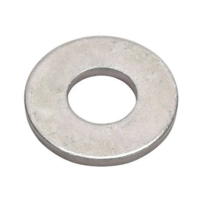 Sealey Flat Washer M10 x 24mm Form C BS 4320 Pack of 100 Silver FWC1024