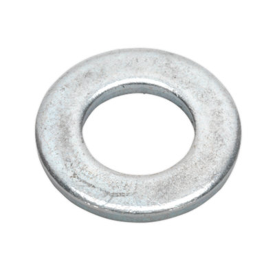 Sealey Flat Washer M12 x 24mm Form A Zinc DIN 125 - Pack of 100 FWA1224