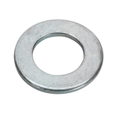 Sealey Flat Washer M24 x 50mm Form C BS 4320 - Pack of 25 Silver FWC2450