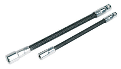 Sealey Flexible Extension Adaptor Set 2pc 1/4