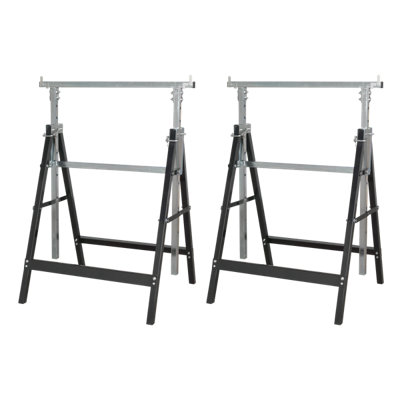 Sealey Fold Down Telescopic Trestle 200kg Capacity Pair 800mm - 1300mm ...
