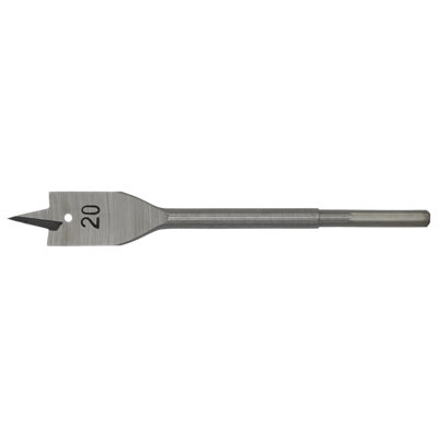 Sealey Fully Hardened High Performance Flat Wood Bit 20mm x 152mm FWB20