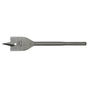 Sealey Fully Hardened High Performance Flat Wood Bit 25mm x 152mm FWB25