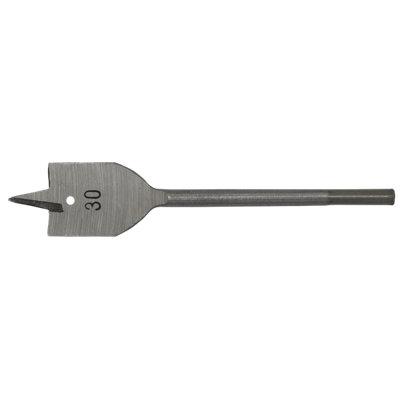 Sealey Fully Hardened High Performance Flat Wood Bit 30mm x 152mm FWB30