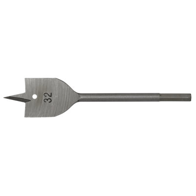 Sealey Fully Hardened High Performance Flat Wood Bit 32mm x 152mm FWB32