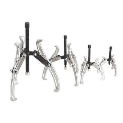 Sealey Gear Reversible Puller Set 4pc Triple Leg AK79