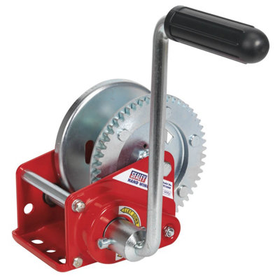 Sealey Geared Hand Winch with Brake 540kg Capacity GWE1200B