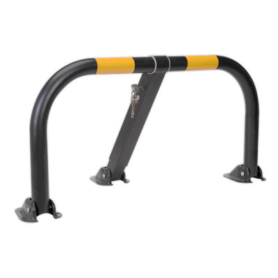 Sealey Heavy Duty 3-Legged Parking Barrier With Integral Lock Diameter 50mm Tube PB298