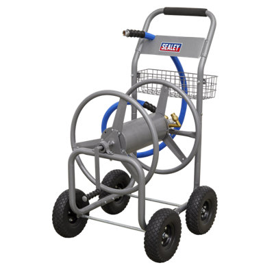 Sealey Heavy Duty Hose Reel Cart Lightweight Durable Tubular Steel Design HRCHD