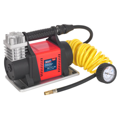 Sealey Heavy Duty Mini Air Compressor 12V Maximum Pressure 100PSI MAC05