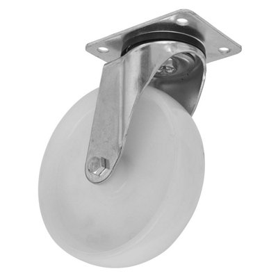 Sealey Heavy Duty Nylon Swivel Castor Wheel 125mm Trade White SCW4125SPEM