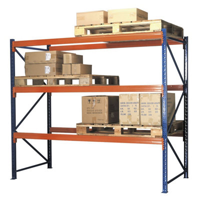 Sealey Heavy-Duty Racking Unit with 3 Beam Sets 1000kg Capacity Per Level APR3001