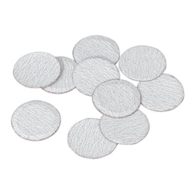 Sealey Hook-and-Loop Sanding Disc Diameter 50mm 120 Grit Pack Of 10 White SA701D120G