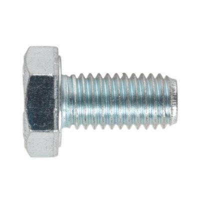 Sealey HT Setscrew M10 x 20mm 8.8 Zinc Plated DIN 933 Pack of 25 Pieces SS1020