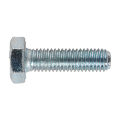 Sealey HT Setscrew M10 x 35mm 8.8 Zinc Plated DIN 933 - Pack of 25 Pieces SS1035