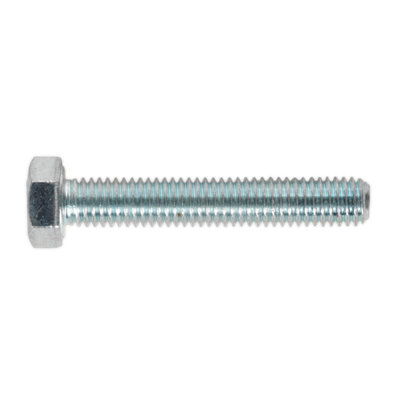 Sealey HT Setscrew M5 x 30mm 8.8 Zinc Plated DIN 933 - Pack of 50 Pieces SS530