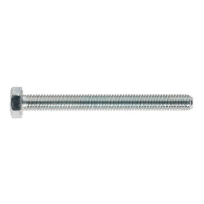 Sealey HT Setscrew M5 x 50mm 8.8 Zinc Plated DIN 933 - Pack of 50 Pieces SS550