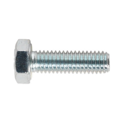 Sealey HT Setscrew M6 x 20mm 8.8 Zinc Plated DIN 933 - Pack of 50 Pieces SS620