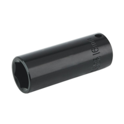 Sealey Impact Socket 16mm Deep 3/8"Sq Drive