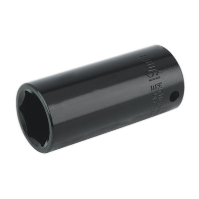 Sealey Impact Socket 19mm Deep 3/8"Sq Drive