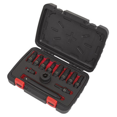 Sealey Impact Socket Bit & Accessories Set 12pc 3/4