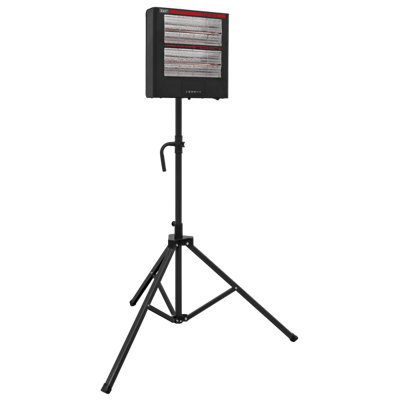 Sealey Infrared Quartz Heater With Tripod Stand 230V 1.4/2.8kW Portable IR28CT