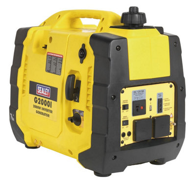 Sealey Inverter Generator 2000W 230V 4-Stroke Engine G2000I