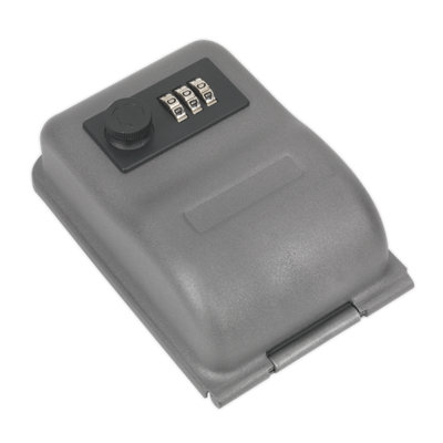 Sealey Key Lock Box 3 Digit Tumbler Lock Powder Coated 100mm x 60mm x 145mm SKL1