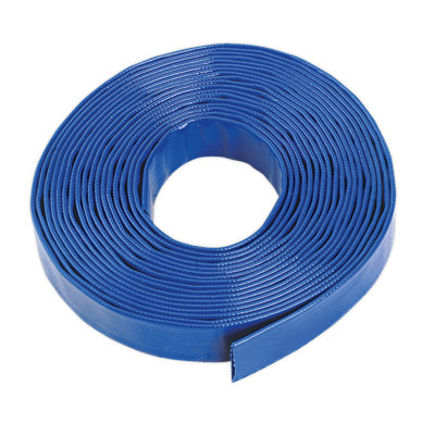 Sealey Layflat PVC Hose Reinforced With Synthetic Fibres 25mm x 10m LFH1025