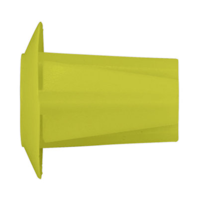 Sealey Locking Nut Wing Fixing Diameter 20mm x 20mm Yellow Pack of 20 Pieces TCLN2020U