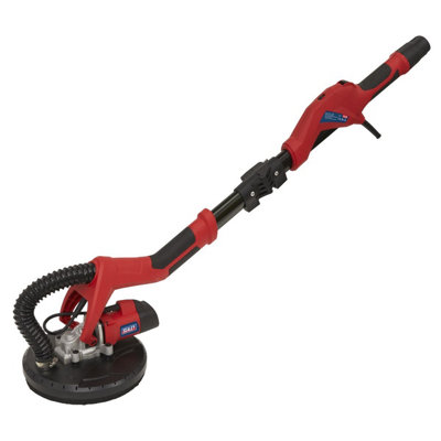 Sealey Long Reach Drywall Electric Sander Diameter 215mm 600W 230V Pivoting Head TDWS600