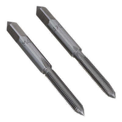 Sealey M4 x 0.7mm Taper and Plug Tap Set 2 Pieces In Plastic Storage Case TSM4