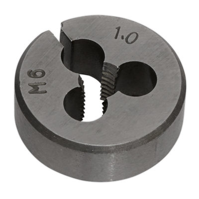 Sealey M6 x 1mm Steel Split Die Supplied With Plastic Storage Case SSDM6