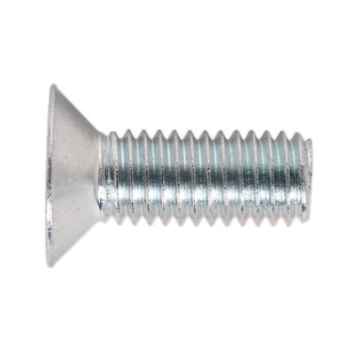 Sealey Machine Screw M8 x 20mm Countersunk Pozi Zinc DIN 965Z Pack of 50 MSC820