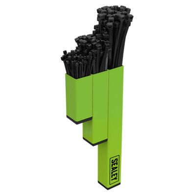 Sealey Magnetic Cable Tie Holder With Rubber Pads - Hi-Vis Green APCTHHV