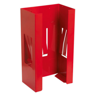 Sealey Magnetic Glove Dispenser With Self-Adjusting Springs Wall Mount Red APGD