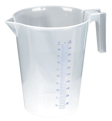 Sealey Measuring Jug Translucent 5L JT5000
