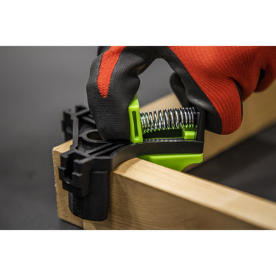 Sealey Mitre Wood Corner Clamp Set 4 Pieces 5mm - 22mm Wood Thickness QBC04