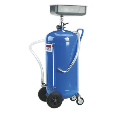 Sealey Mobile Oil Drainer 110L Air Discharge AK458DX