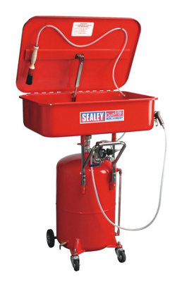Sealey Mobile Parts Cleaning Tank Air Operated with Reservoir SM224