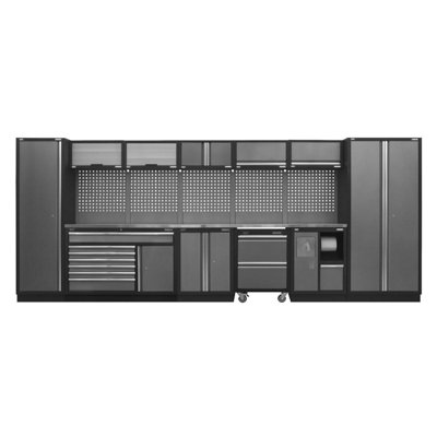 Sealey Modular Tool Storage System Combo Stainless Steel Worktop APMSSTACK15SS