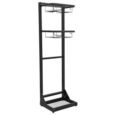 Sealey Motorcycle Helmet Gear Tidy Freestanding Steel Adjustable Shelves MS081FS